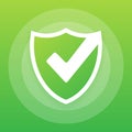 Shield, Protection, Security icon. Vector illustration. Royalty Free Stock Photo